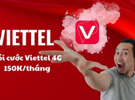 Danh sách các gói nội mạng Viettel cước phí 150.000đ/ tháng