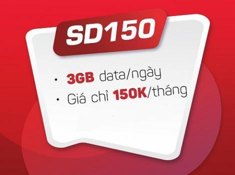 Gói 4G Viettel ưu đãi 90Gb data chỉ 150k/ tháng