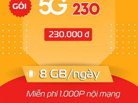 Trải Ngiệm Cực Đã Với Ưu Đãi Lớn Cùng Gói Cước 5G230B Viettel