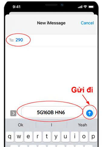 Cú pháp đăng ký gói 5G160B Viettel