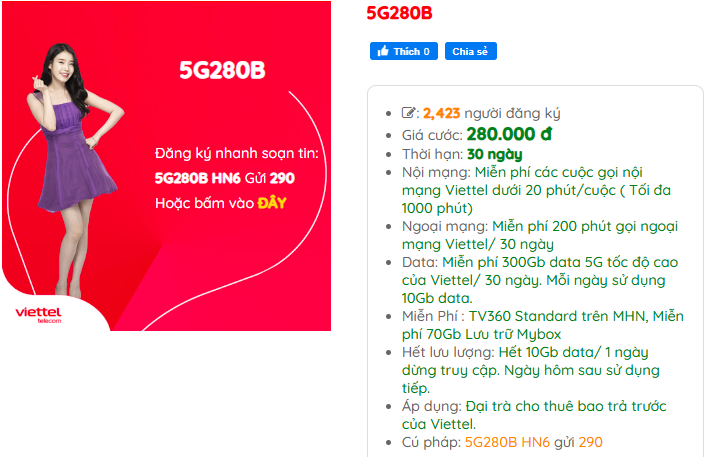 5G280B VIETTEL