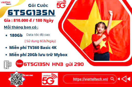 Goi 6T5g135n viettel