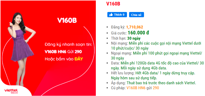 V160B Viettel 24h