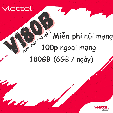 Gói cước V180B Viettel